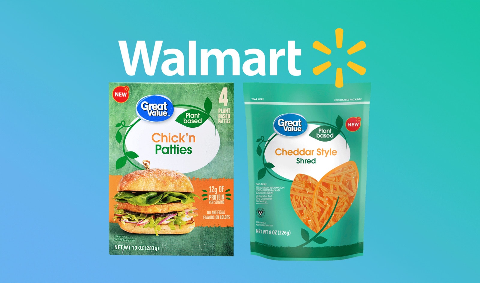 Walmart Ups Sustainable Food Options With Vegan Chicken and Cheese