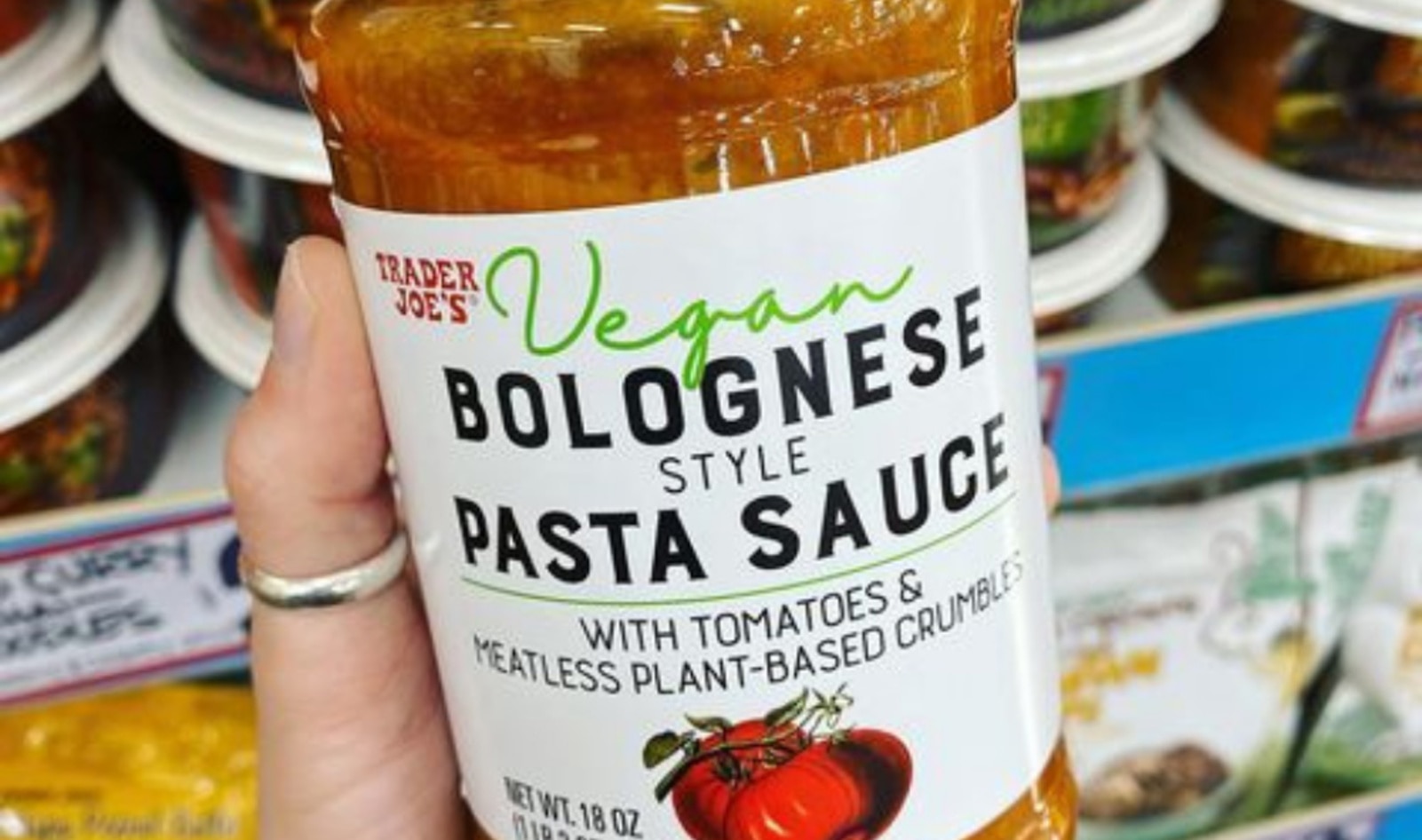 Trader Joe’s Just Launched a Meaty Vegan Bolognese Pasta Sauce