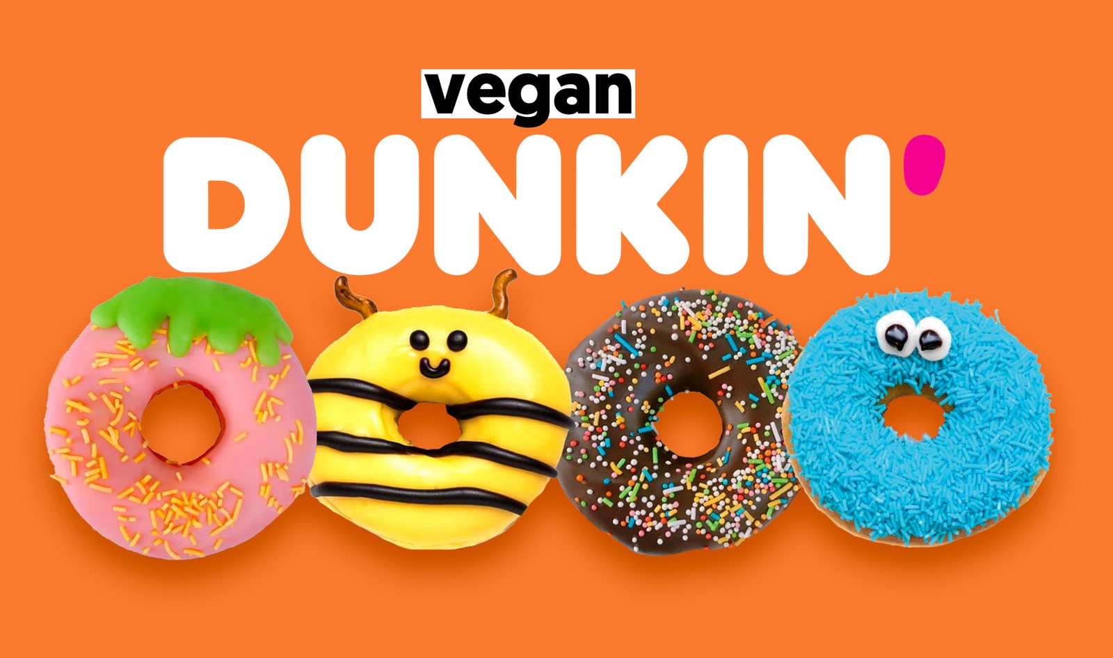 Dunkin’ Just Launched 41 Vegan Doughnuts in Belgium