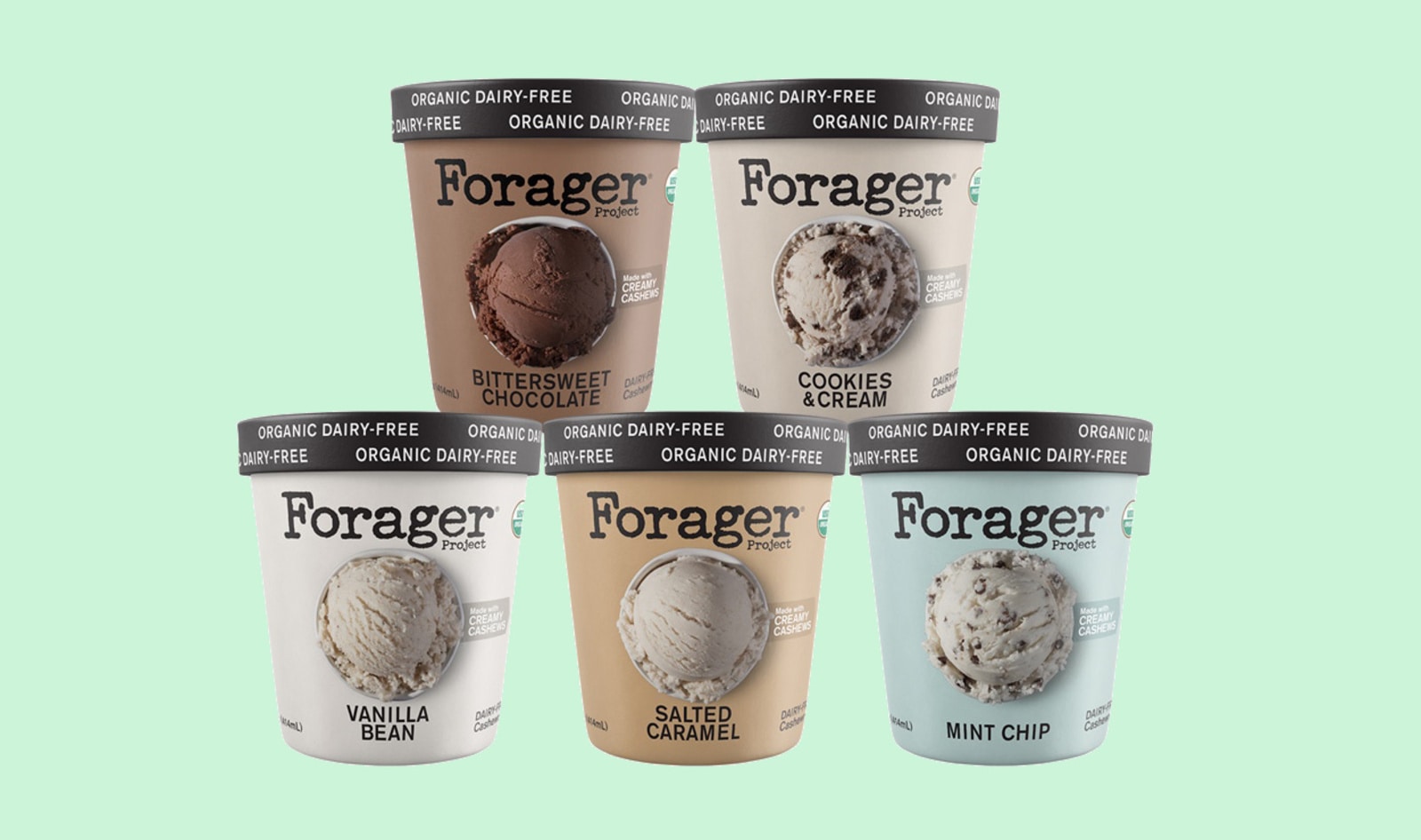 Forager Just Launched Vegan Cashew Milk Ice Cream and Yes, There’s Mint Chip