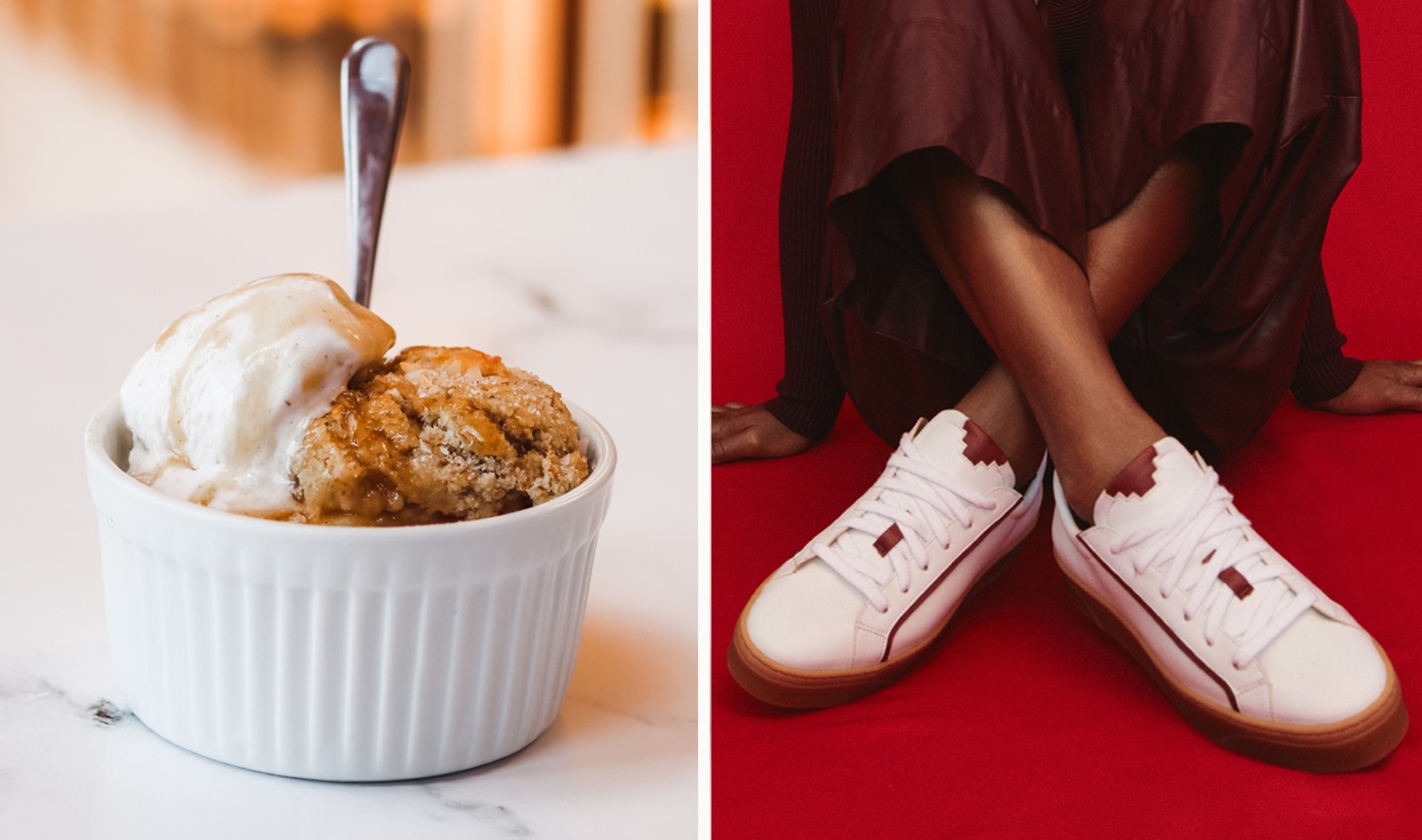 These New Vegan Leather Shoes and Fruity Cobbler Are Made From the Same Things