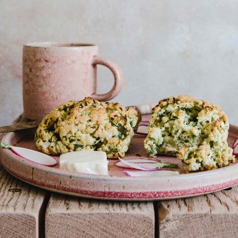 Vegan Sour Cream Onion Scones