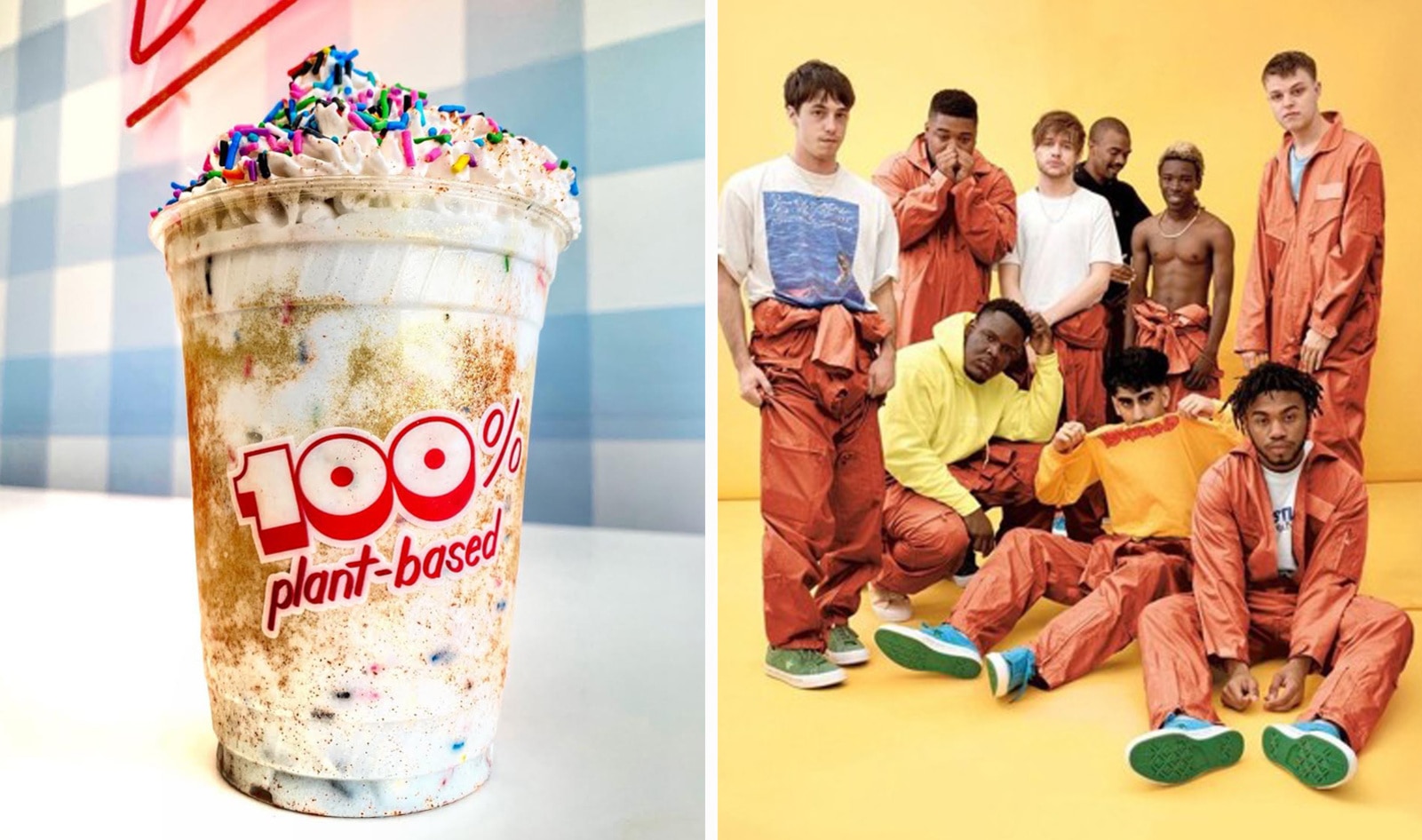 You Can Now Get Brockhampton’s Glittery Vegan Milkshakes at Monty’s Good Burger