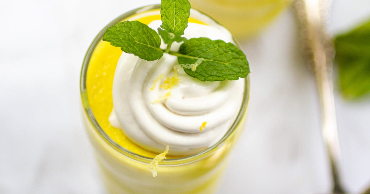 Summery Vegan Lemon Pudding - Vimarsana News