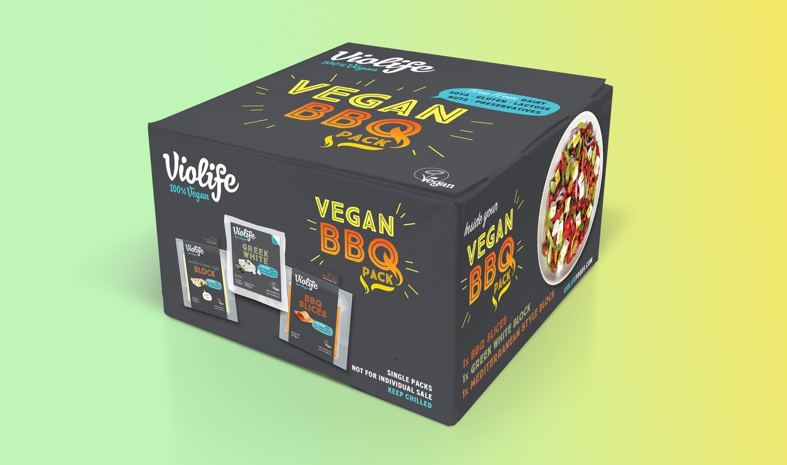 Violife Just Launched a Vegan Cheese Barbecue Pack in the UK