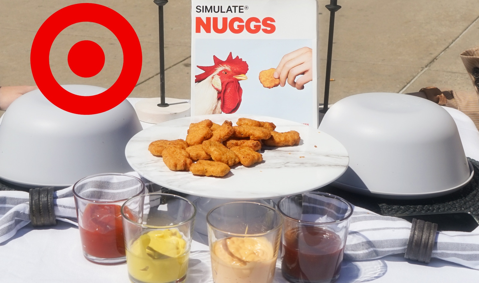 You Can Win an Al Fresco, 4-Course Vegan Chicken Nugget Dinner at Target 