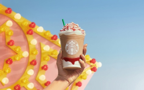 Starbucks Just Launched a Funnel Cake Frappuccino and Ordering It Vegan Is Easy