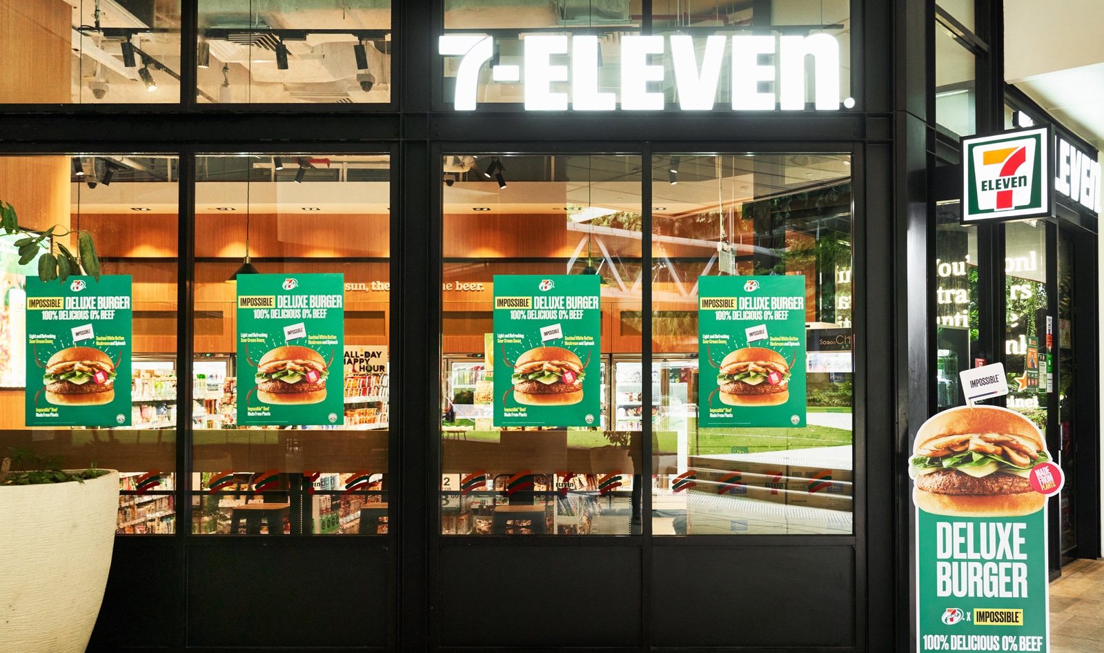 Meatless Impossible Burgers Make 7-Eleven Debut at 300 Stores in Singapore