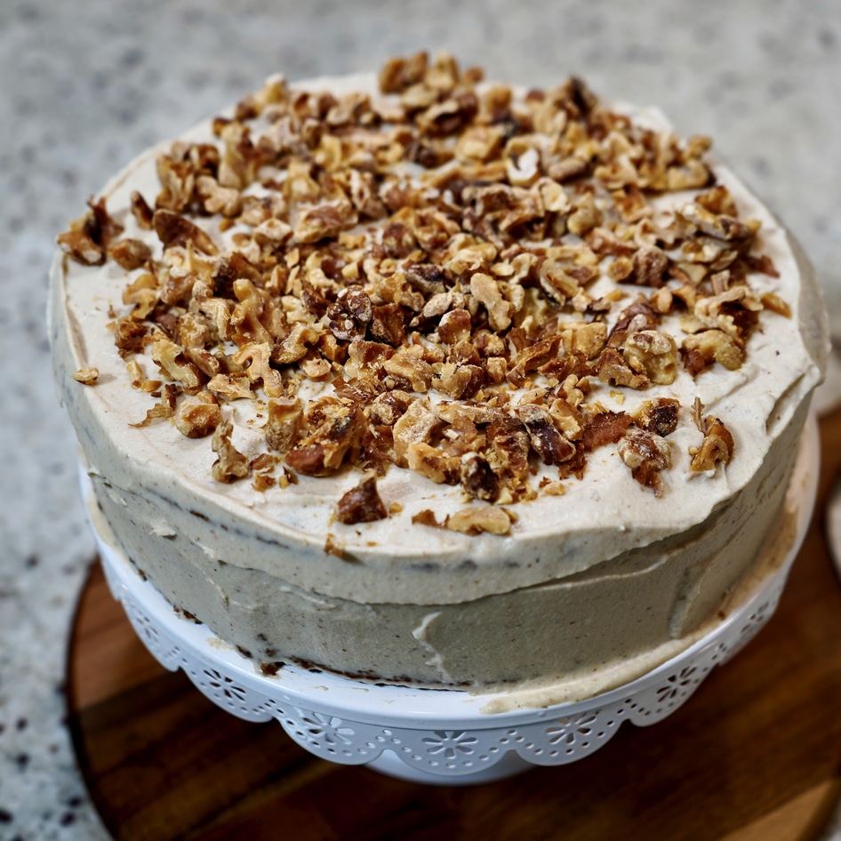 Vegan Banana-Pineapple Hummingbird Cake With Homemade Cashew Frosting