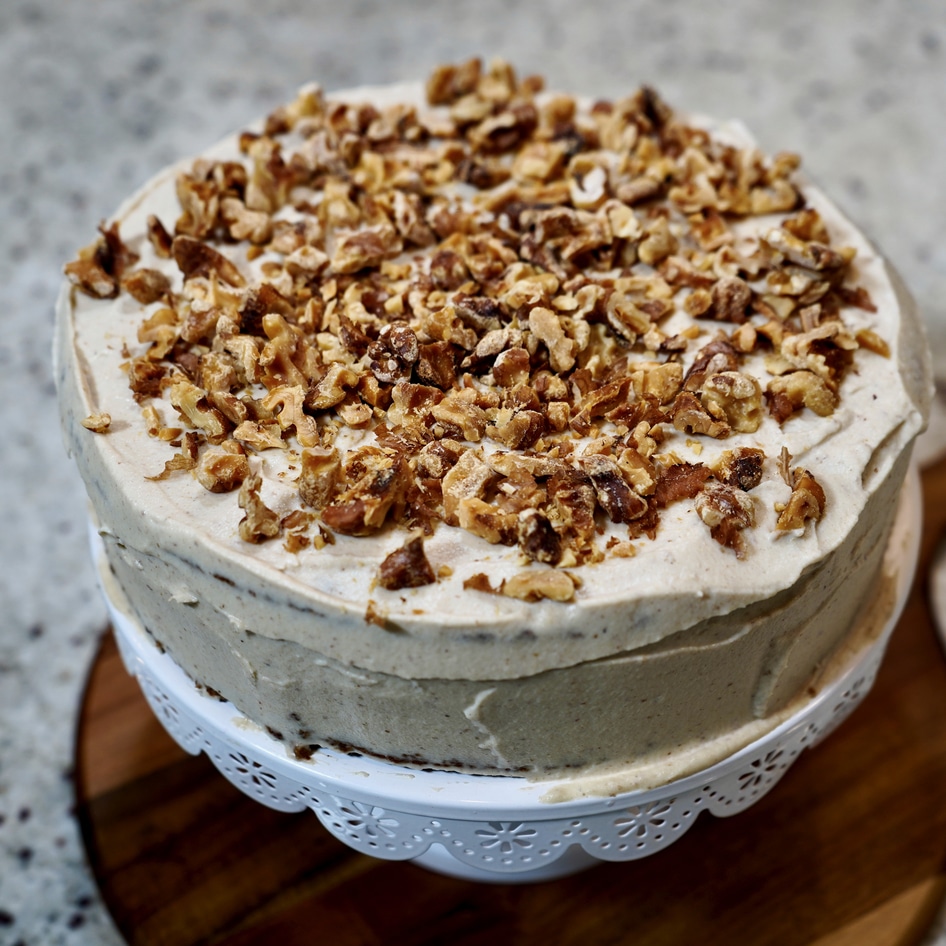 Vegan Banana-Pineapple Hummingbird Cake With Homemade Cashew Frosting