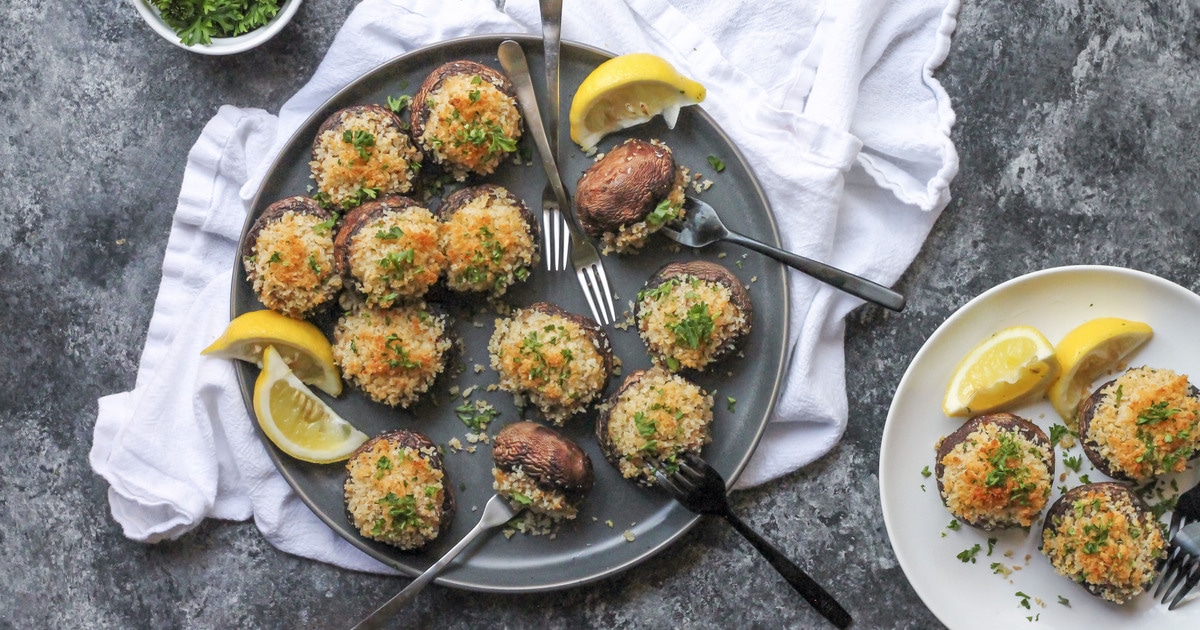 Vegan Crab and Cream Cheese-Stuffed Mushrooms - Vimarsana News
