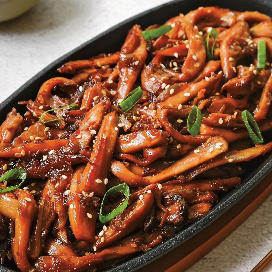 Vegan Korean Bulgogi Mushrooms