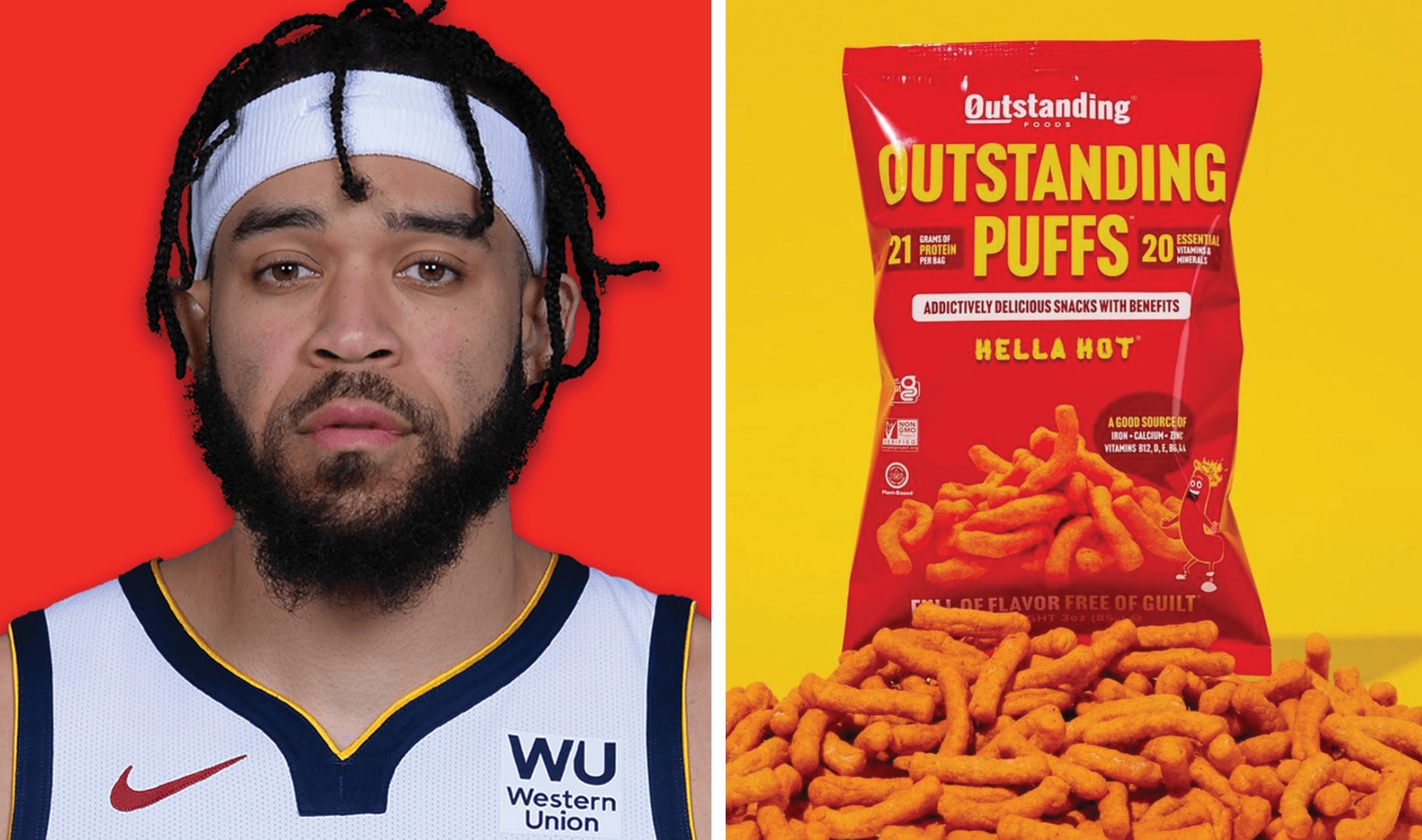 NBA Star JaVale McGee Challenges Fans to Eat Spicy Vegan Snacks for a Good Cause