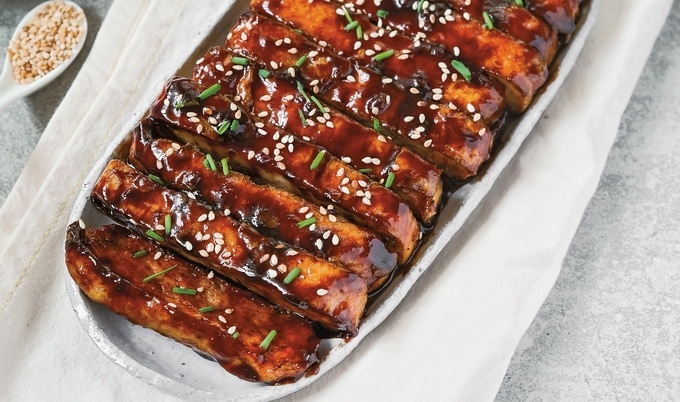 Vegan Sticky Sweet Char Siu Tofu 
