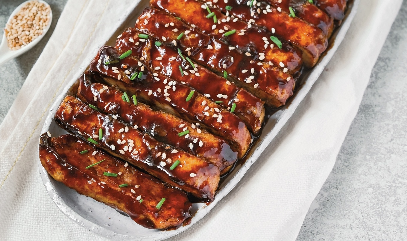 Vegan Sticky Sweet Char Siu Tofu 