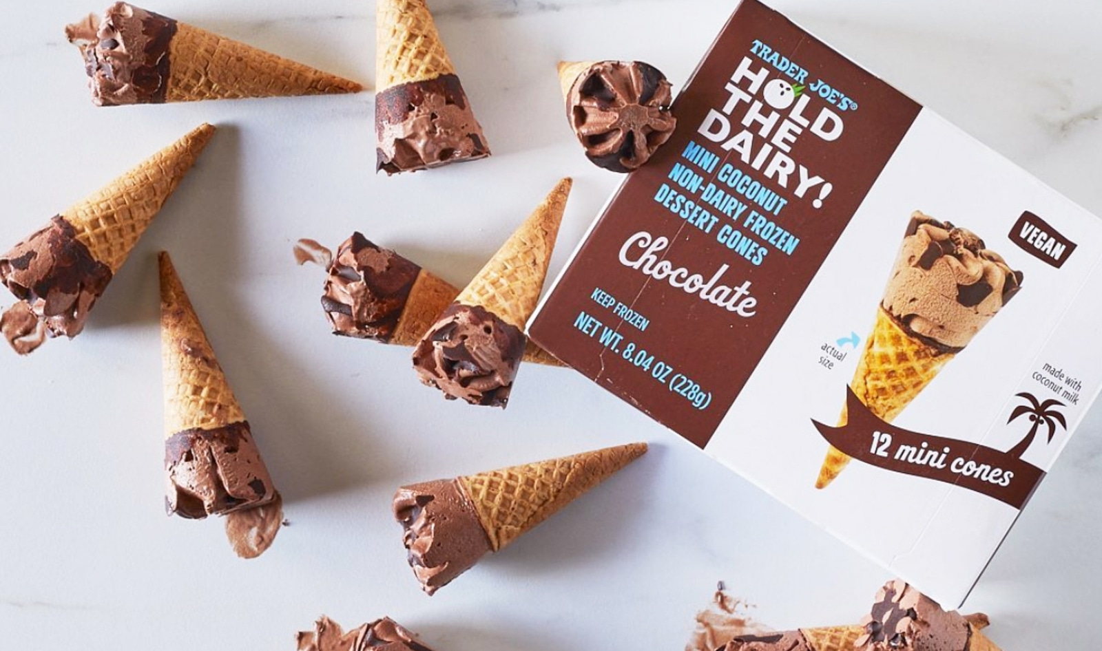 Trader Joe's Just Launched Mini Vegan Ice Cream Cones 