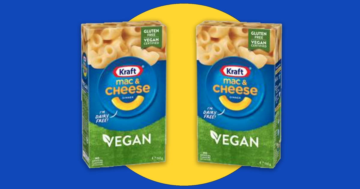 Kraft Launches Vegan Version Of Classic Blue Box Mac And Cheese In Australia Vegnews