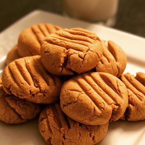 Quick &amp; Easy Vegan Peanut Butter Cookies