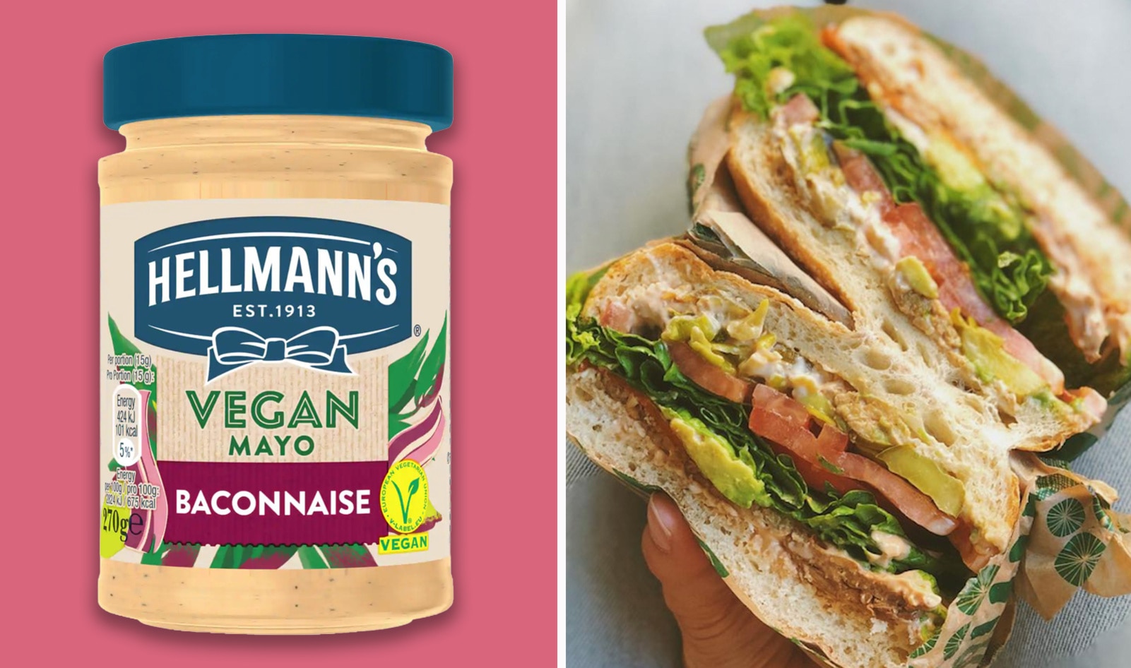 Make Room in Your Fridge: Hellmann’s Just Launched Vegan Bacon Mayo.