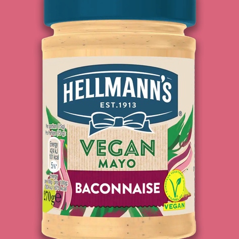 Make Room in Your Fridge: Hellmann’s Just Launched Vegan Bacon Mayo.