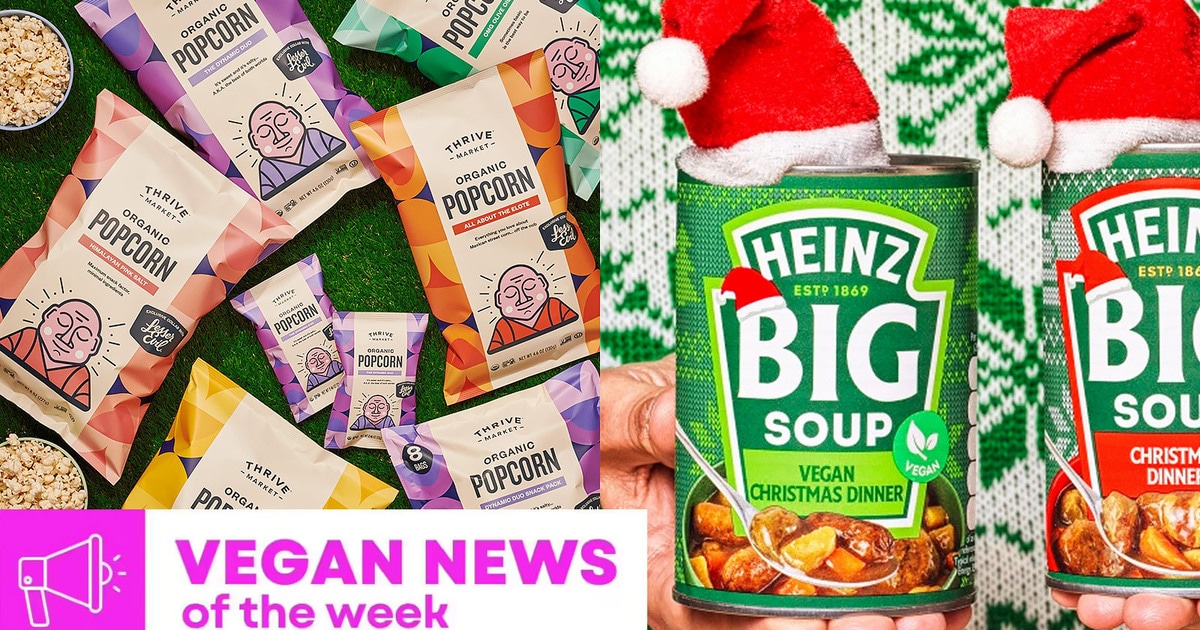 Heinz Christmas Soup, Elote Popcorn, and More Vegan Food News of the Week - Vimarsana News