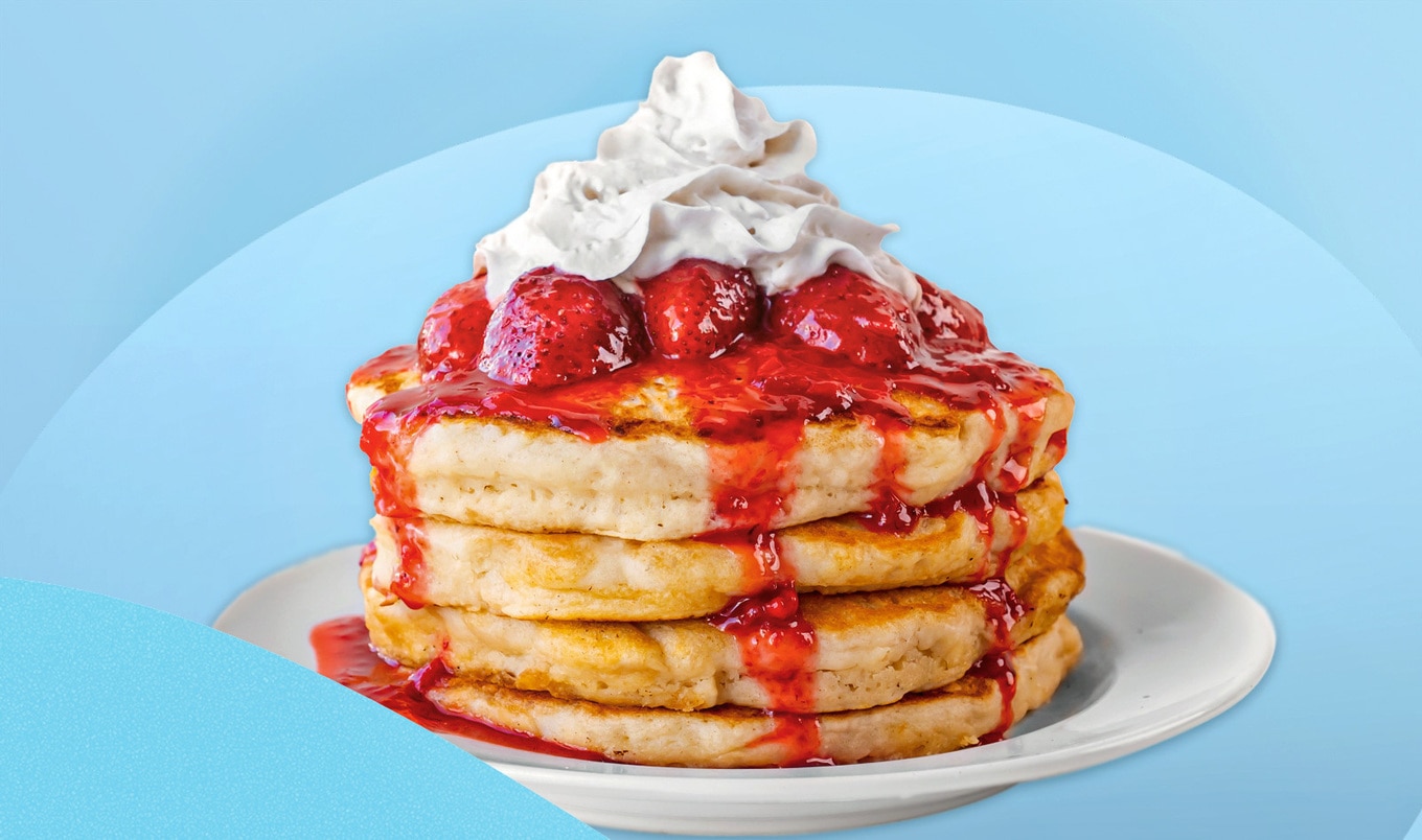 Vegan Copycat IHOP Cheesecake Pancakes