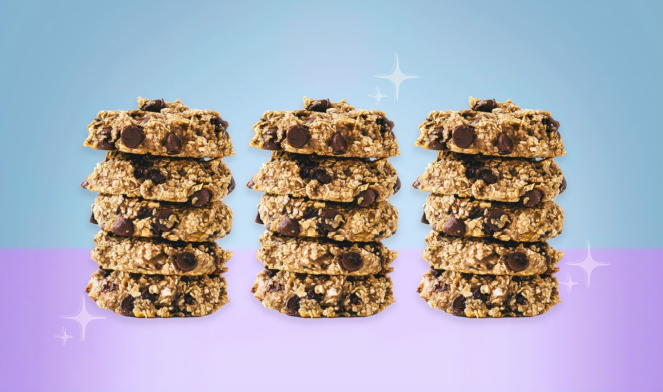 Chocolate Chip Banana Bread Breakfast Cookies