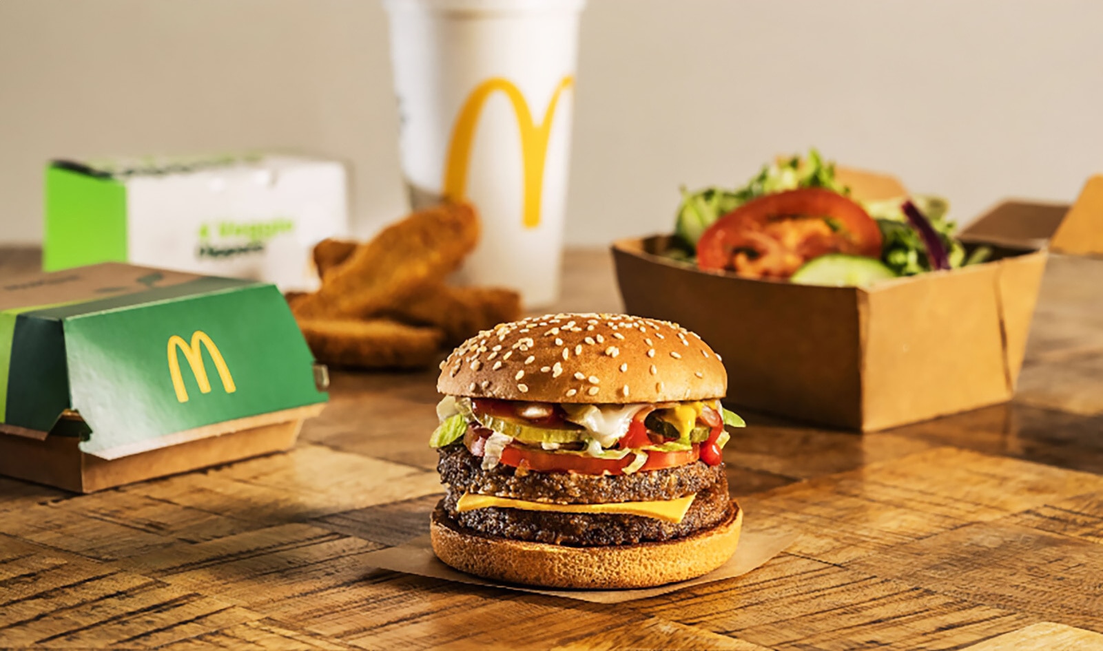 McDonald's Launches Vegan Double McPlant at Nearly 1,400 Locations