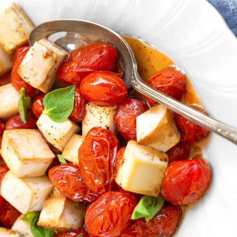 Quick and Easy Vegan Tofu Caprese