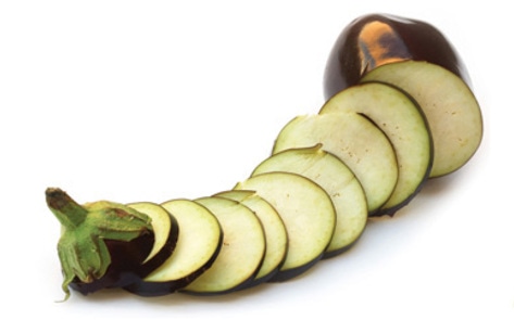 Grilled Eggplant with Sesame Mint Sauce