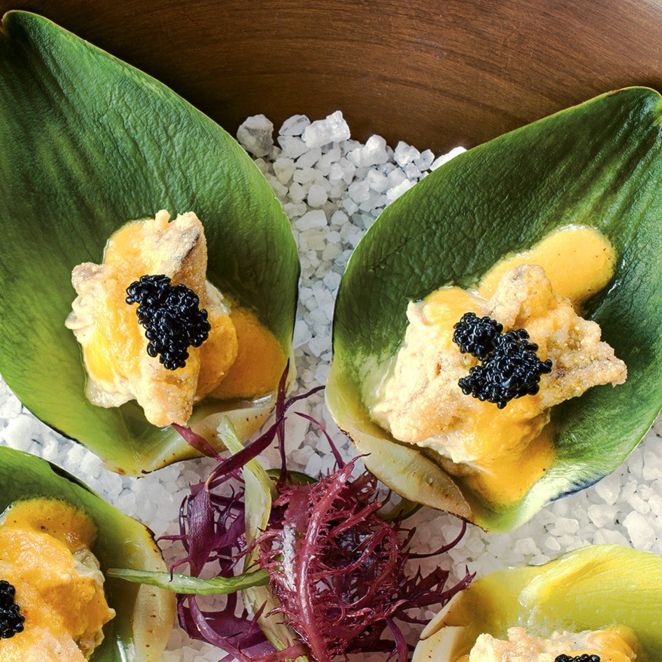 Vegan Oysters, Caviar, and Egg? Los Angeles' Crossroads Kitchen Has It All