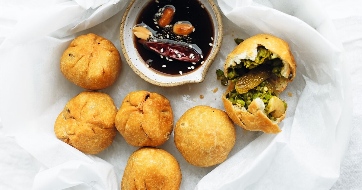 Vegan Indian Spicy Pea Croquettes | VegNews