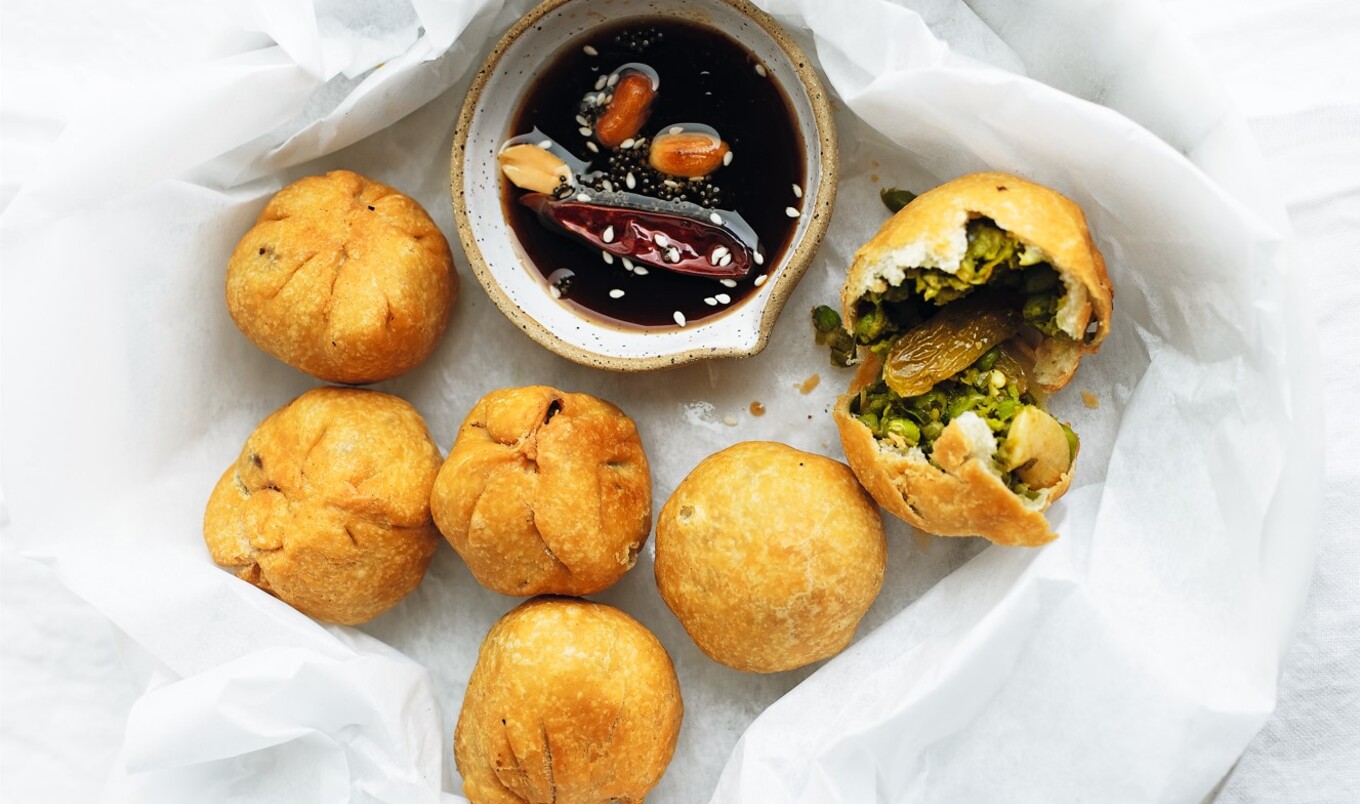 Vegan Indian Spicy Pea Croquettes