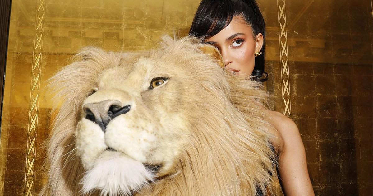 Kylie Jenner Thinks Wearing a Lion's Head Is "Beautiful." Her Fans Disagree. - Vimarsana News