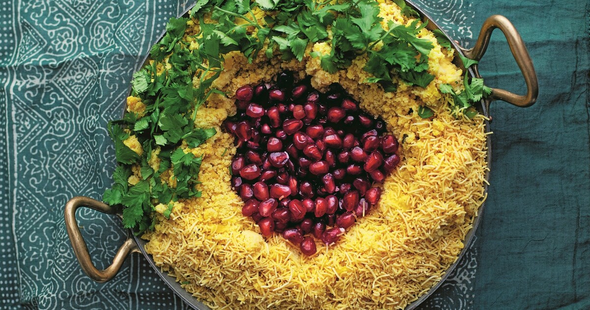 Vegan Indian Surti Sev Khamani (Crushed Chana Dal) With Green Garlic Chutney - Vimarsana News