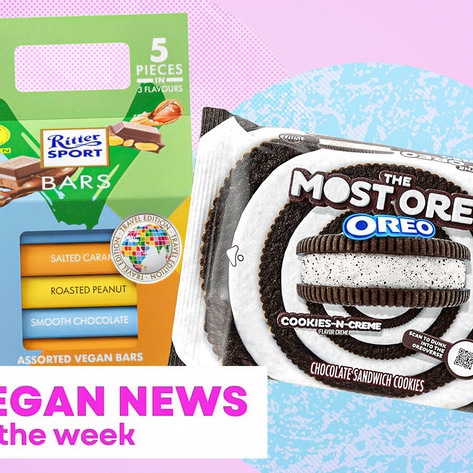 Mega Oreo, Ritter Sport's Chocolate Tower, and More Vegan Food News of the Week