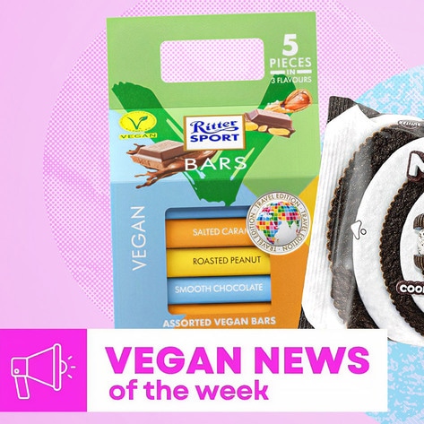 Mega OREOS, Ritter Sport's Chocolate Tower, and More Vegan Food News of the Week