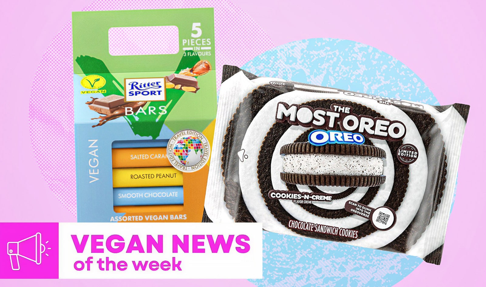Mega Oreo, Ritter Sport's Chocolate Tower, and More Vegan Food News of the Week