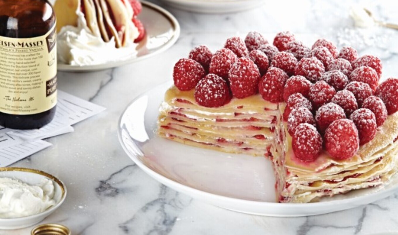 Miyoko Schinner's Sweet Crêpe Cake With Grand Marnier-Infused Whipped Cream