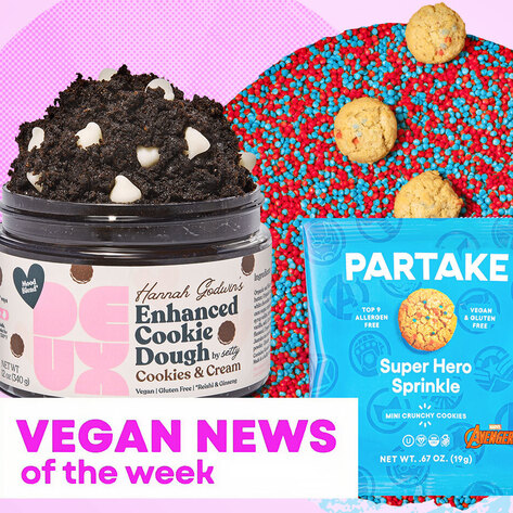 Marvel Superhero Cookies, V-Day Cookie Dough, and More Vegan Food News of the Week