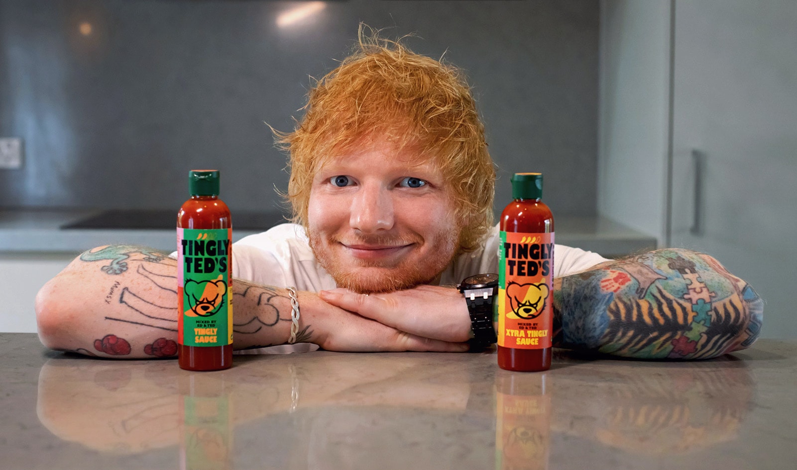 Yes, Ed Sheeran Likes It Spicy. He Just Launched a Vegan Hot Sauce to Prove It.&nbsp;