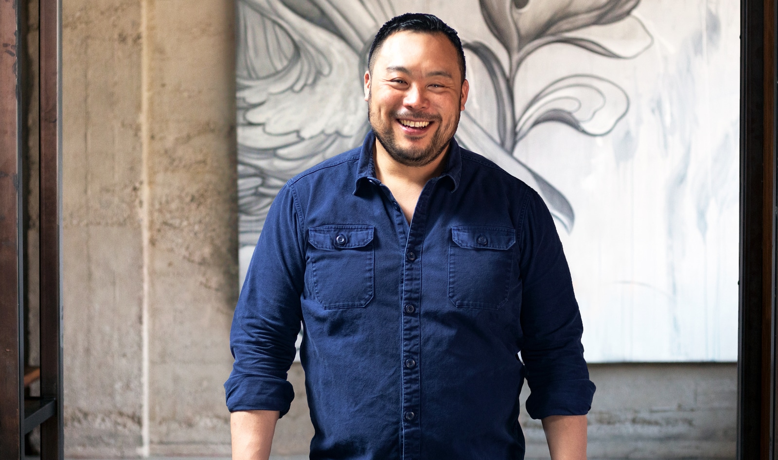 resident Træde tilbage Ekspedient Chef David Chang Brought Impossible Burgers to Menus. Can He Do It for  Mushroom Meat? | VegNews