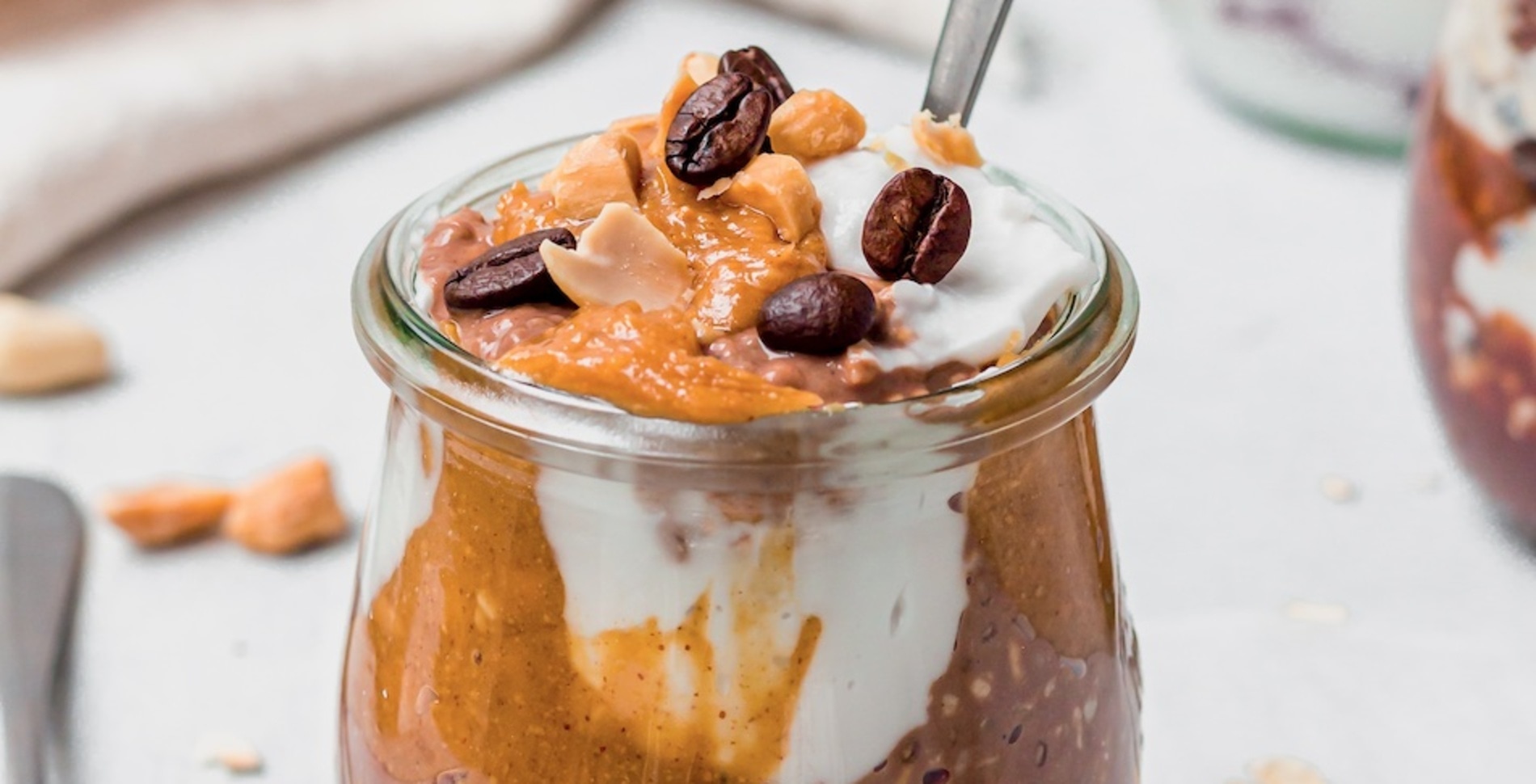 Easy Vegan Chocolate Coconut Overnight Oats