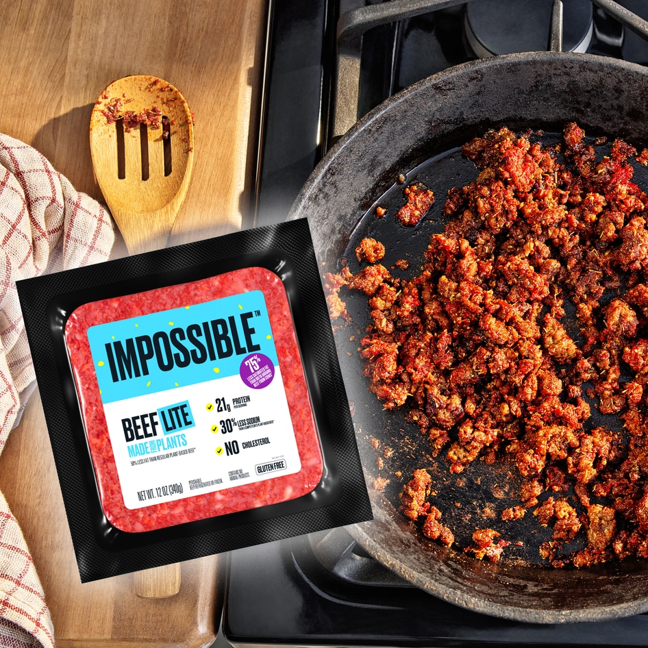 Will 'Lean' Vegan Meat Attract More Meat-Eaters? Impossible Launches ‘Lite’ Beef