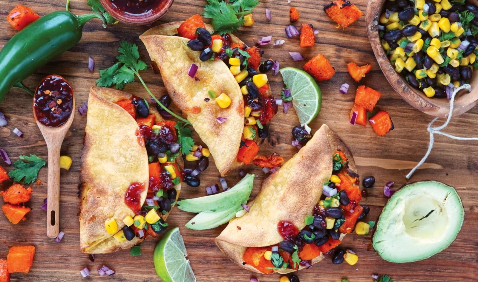 Smoky Vegan Sweet Potato Tacos-image