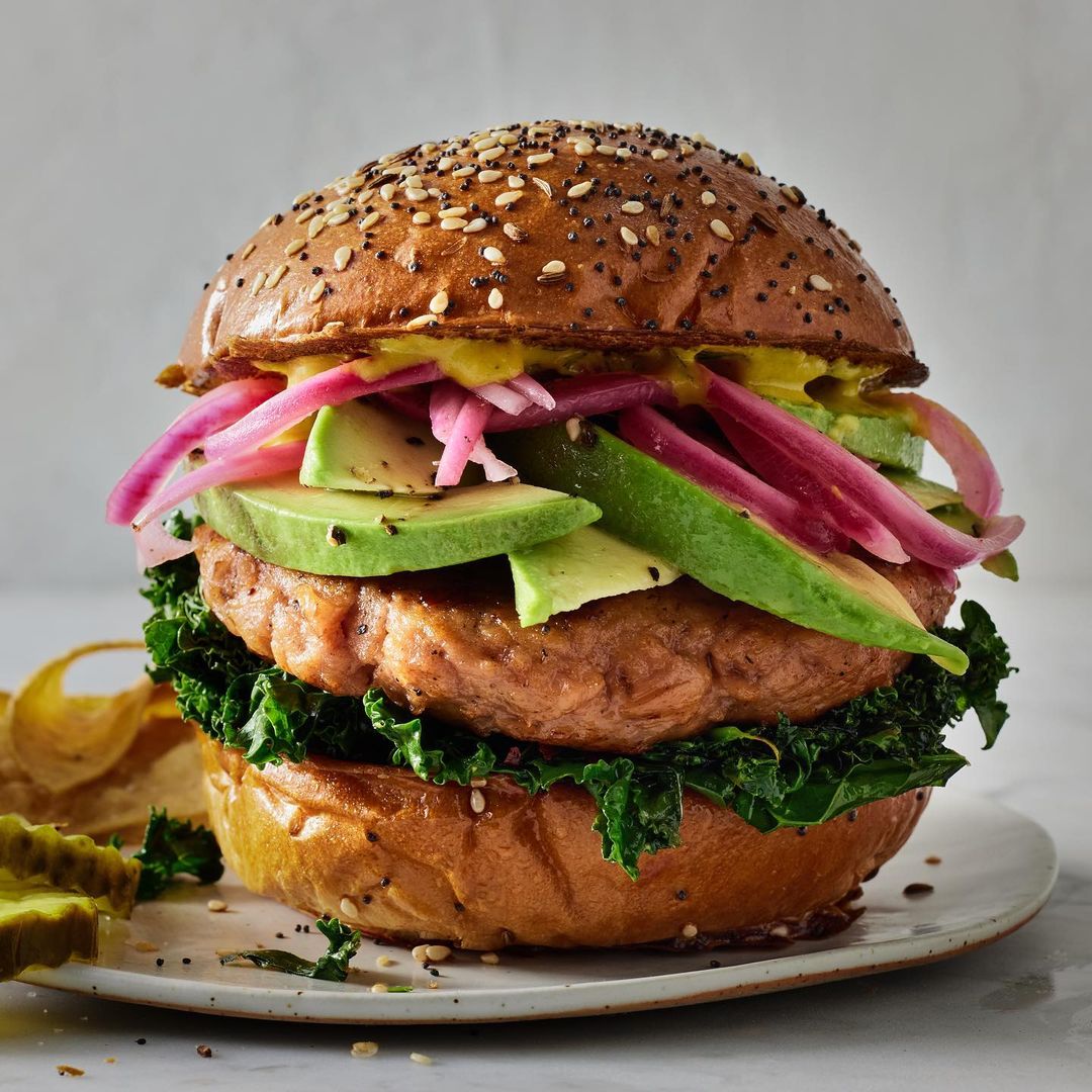 VegNews.vegansalmonburger.goodcatch