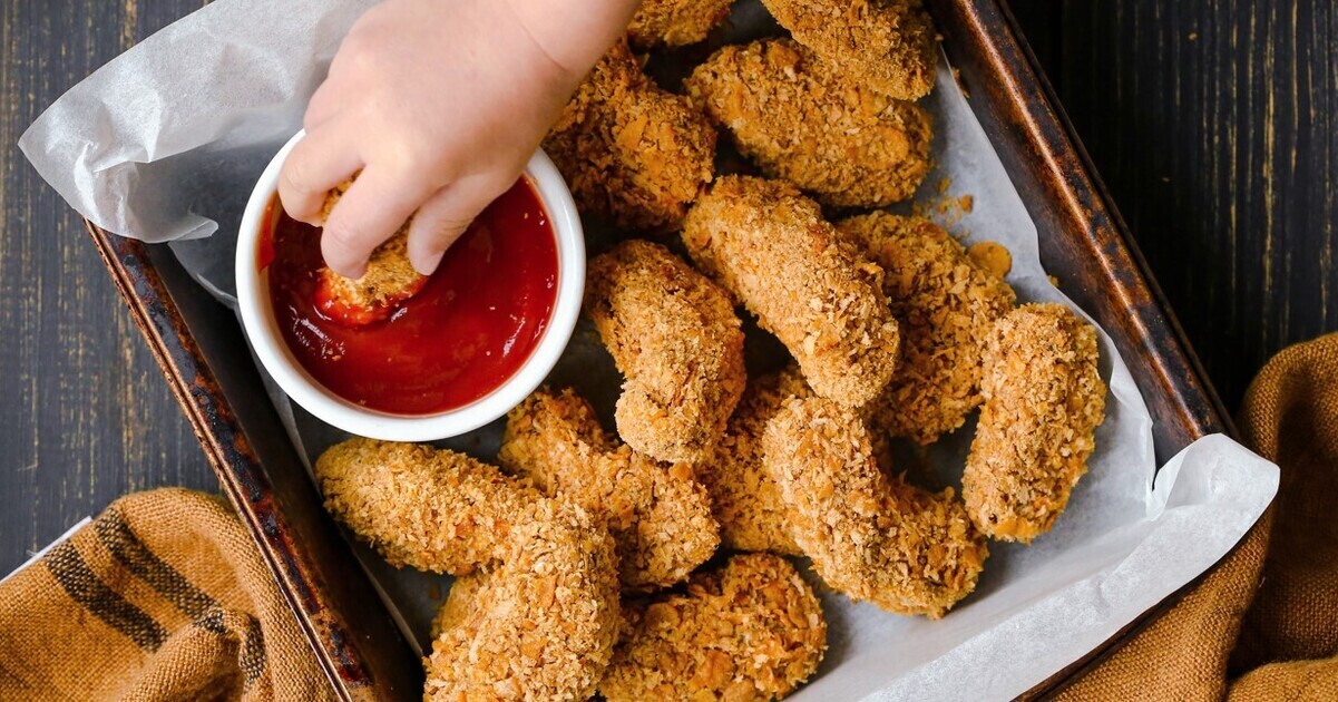 Crispy, Golden, Baked Vegan Chickpea Nuggets | VegNews