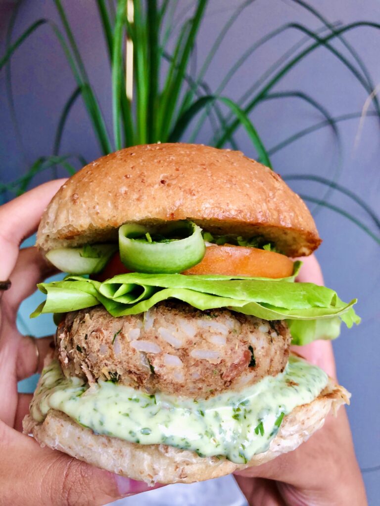 VegNews.RiceVeganBurger.PriyankaNaik