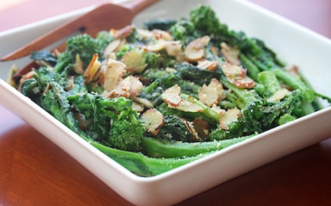 Gluten-Free Broccoli Rabe Almondine