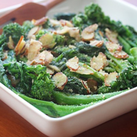 Gluten-Free Broccoli Rabe Almondine